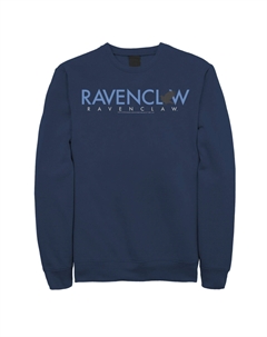 Мужской флисовый пуловер с простым текстом Ravenclaw House и графическим рисунком Harry potter