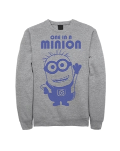 Мужские флисовые шорты Despicable Me Minions синего цвета с махающим бобом Licensed character