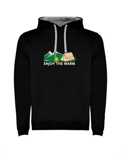 Худи The Warm Bicolor, черный Kruskis