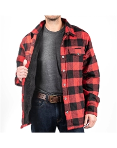 Мужская фланелевая куртка-рубашка на подкладке из шерпы Sonoma goods for life