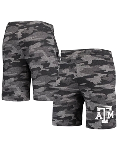 Мужские шорты угольный/серый Texas A&M Aggies Camo Backup Terry Jam Lounge Shorts Concepts sport