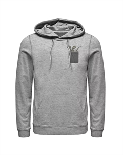 Мужской пуловер с капюшоном и рисунком «Мир Юрского периода» Pocket Raptors Paint Splatter Licensed character