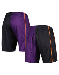 Мужские шорты черного/фиолетового цвета Phoenix Suns Hardwood Classics 2001 с разрезом Swingman Mitchell and ness