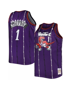 Мужская майка Tracy McGrady Purple Toronto Raptors Big & Tall Hardwood Classics 1998-99 Swingman Mitchell and ness