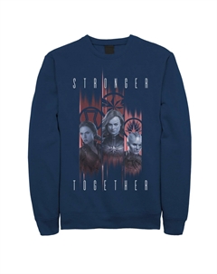 Мужской пуловер Avengers Endgame Stronger Trio, синий Licensed character