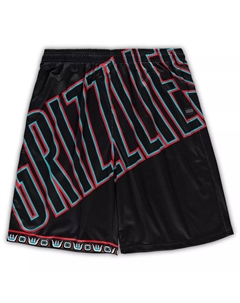 Мужские шорты Black Memphis Grizzlies Big & Tall Hardwood Classics Big Face 2.0 Mitchell and ness