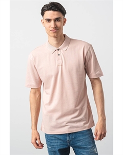 Узкая футболка с воротником, розовый Hugo