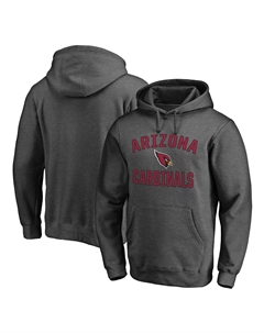 Мужской пуловер с капюшоном Arizona Cardinals Victory Arch Team с фирменным рисунком, темно-серый Fanatics