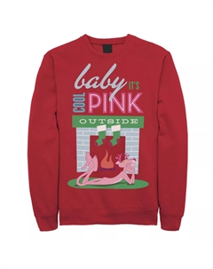 Мужская розовая толстовка с капюшоном Pink Panther Baby It's Cool Pink Outdoor Licensed character