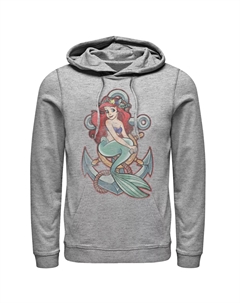 Мужской пуловер с капюшоном Disney Little Mermaid Licensed character