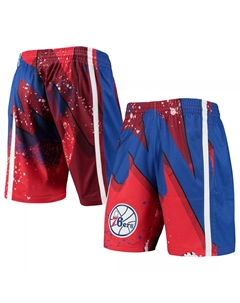 Мужские шорты Red Philadelphia 76ers Hardwood Classics 1996 Hyper Hoops Swingman Mitchell and ness