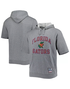 Мужской пуловер с короткими рукавами Heathered Florida Gators Wordmark, толстовка с капюшоном Mitchell and ness