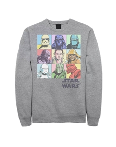 Мужской флисовый пуловер пастельных тонов с рисунком «Звездные войны: Скайуокер. Восход» Licensed character