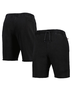 Мужские шорты из флиса в тон черного терри Chicago Bulls Mitchell and ness