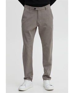 Тканевые брюки Stoff, коричневый Solid