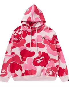Худи x BAYC Camo Pullover 'Pink', розовый Bape