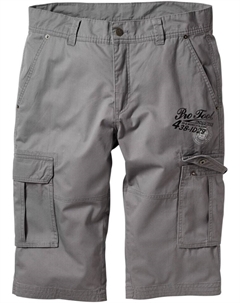 Длинные шорты стандартной посадки, серый Bpc bonprix collection