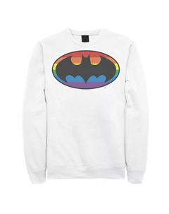 Мужской свитшот с логотипом в радужную полоску Бэтмена Licensed character