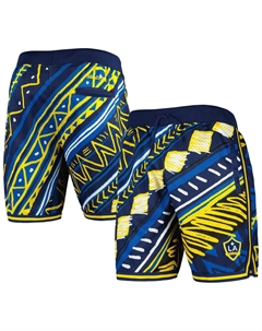 Мужские модные шорты LA Galaxy Tribal темно-синего цвета Mitchell and ness