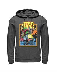 Мужской пуловер с капюшоном «Звездные войны Боба Фетт» Licensed character