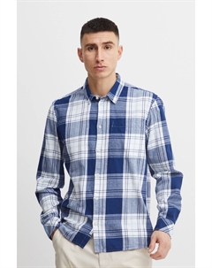 Рубашка Langarm, синий Solid