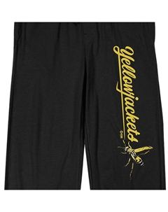 Мужские желтые жакеты с логотипом Title и брюки для сна Bee Licensed character