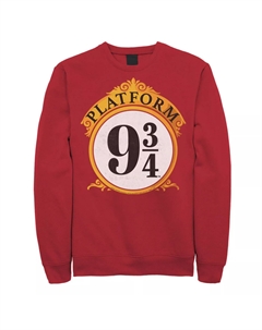 Мужской свитшот с надписью на платформе 9 и 3/4 Harry potter