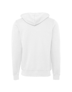 Холщовая толстовка с капюшоном из поликоттона и флиса на молнии Unixex / Толстовка с капюшоном Bella+canvas