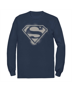 Мужская футболка с логотипом DC Comics Superman, аэрозольной краской и трафаретом Licensed character