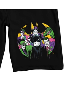Мужские шорты для сна 9 дюймов с изображением Бэтмена из комиксов DC Comics Licensed character