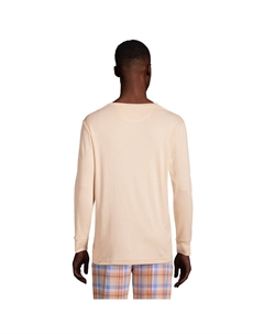 Мужская пижама в рубчик Lands End Sleep Henley Lands' end