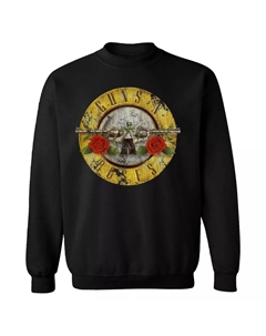 Мужской потертый свитшот Guns n' Roses Bullet Licensed character