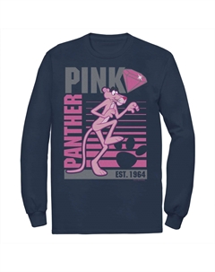 Мужская футболка с портретом на подкладке из розовой пантеры Licensed character