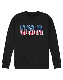 Мужской флисовый пуловер с рисунком США Licensed character