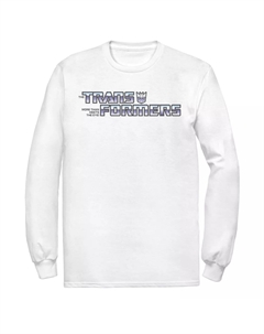 Мужская футболка Transformers фиолетового цвета с градиентным логотипом Licensed character