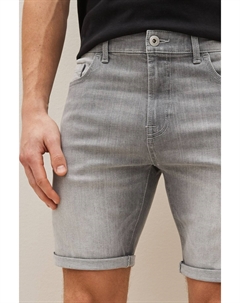 Джинсовые шорты стрейч, серый Next