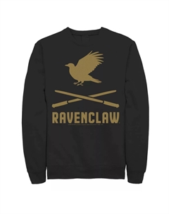 Мужской свитшот с логотипом Ravenclaw и скрещенными палочками Harry potter