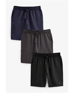 Комплект из 3 легких шорт, синий Next