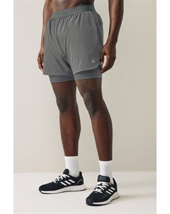 Активные шорты для спортзала и бега, серый Next
