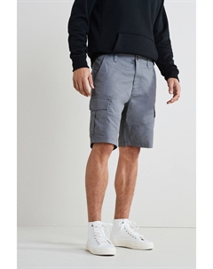 Хлопковые шорты карго, серый Next