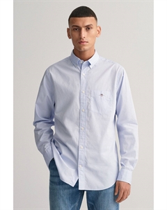 Рубашка из поплина стандартного кроя, синий Gant