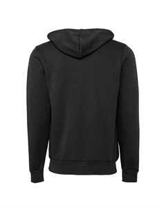 Холщовая толстовка с капюшоном из поликоттона и флиса на молнии Unixex / Толстовка с капюшоном Bella+canvas