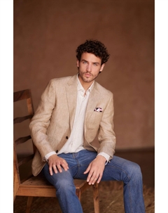 Льняной пиджак Signature Leomaster Next