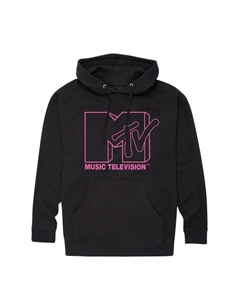 Мужская розовая толстовка с логотипом MTV Classic Licensed character