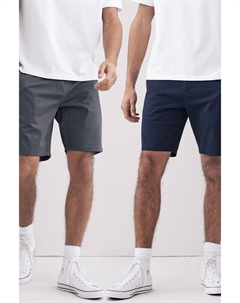 Эластичные шорты-чиносы, синий Next