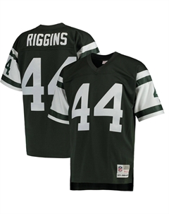 Мужская футболка John Riggins Green New York Jets, копия отставного игрока Legacy Mitchell and ness