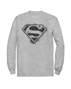 Мужская футболка с логотипом DC Comics Superman, аэрозольной краской и трафаретом Licensed character