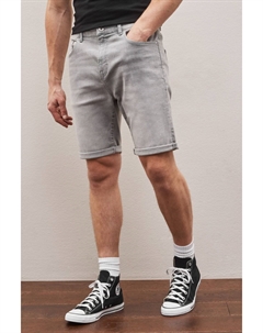 Джинсовые шорты стрейч, серый Next