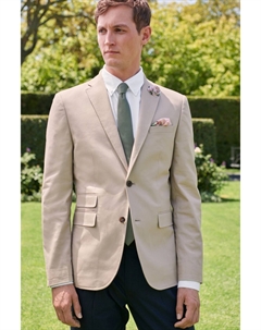 Куртка из эластичного хлопка, бежевый Next