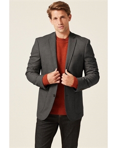 Фактурный блейзер, серый Next